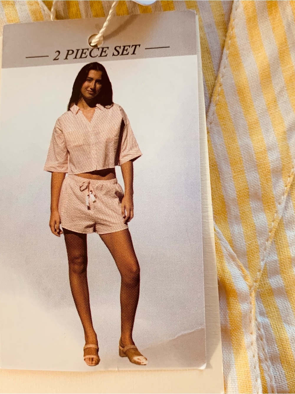 NWT Turks & Caicos  Cotton Blend 2 Pieces Set Shorts & Shirt size XL